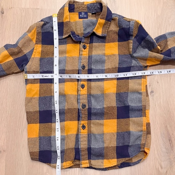 Bear Camp Boy's Timothy Long Sleeve Plaid Flannel Button Down Shirt Size 5 - Picture 11 of 12